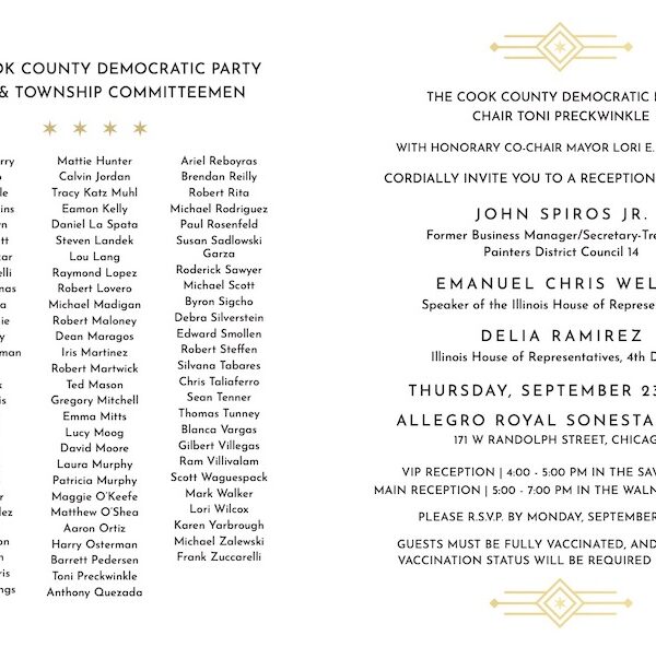 2020 Sample Ballot Cook County Democratic Party